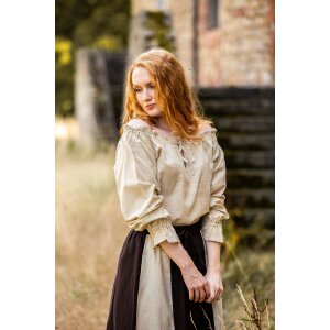 Medieval blouse Hemp "Edith"