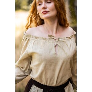 Medieval blouse Hemp "Edith"