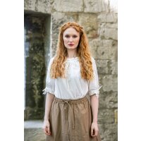 Medieval short sleeve blouse White "Sandra"