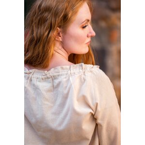 Medieval blouse with lace Hemp "Bettina"