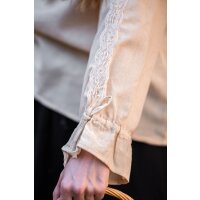 Medieval blouse with lace Hemp "Bettina"