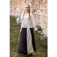 Medieval blouse with lace Natural "Bettina"