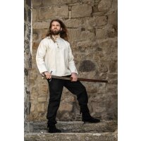 Medieval shirt in thick cotton Natural "Anton"