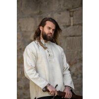 Medieval shirt in thick cotton Natural "Anton"