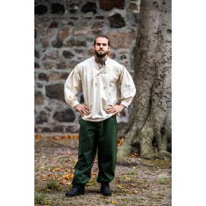 Medieval shirt in coarse cotton Natural...