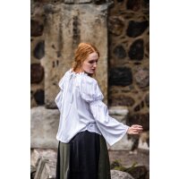 Classic medieval blouse White "Emma"