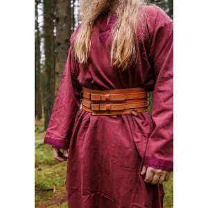 Tunic with border Red "Halvor"