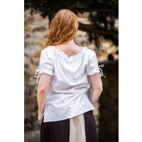 Medieval short sleeve blouse White "Otilia"