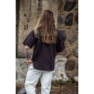 Medieval short sleeve shirt  Brown "Eric"