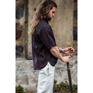 Medieval short sleeve shirt  Brown "Eric"