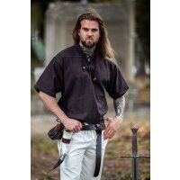 Medieval short sleeve shirt  Brown "Eric"