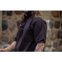 Medieval short sleeve shirt  Brown "Eric"