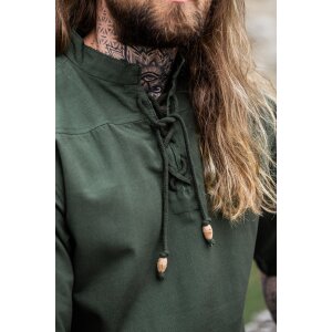 Medieval short sleeve shirt Green "Eric"