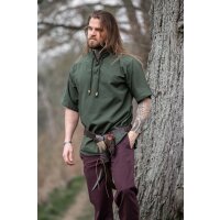 Medieval short sleeve shirt Green "Eric"