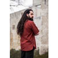 Medieval short sleeve shirt Red "Eric"