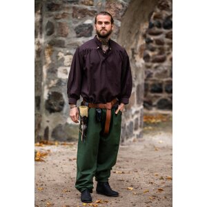 medieval soft trousers with waistband lacing
