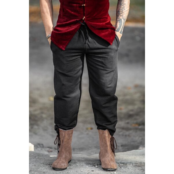 Medieval trousers Black "Jören"