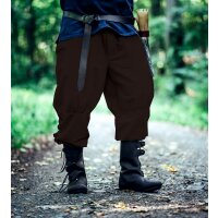 Rus trousers with leg lacing Brown "Magnus"