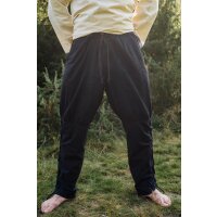 Rus trousers with leg lacing Black "Magnus"