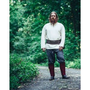 Pantalon en laine gris rustique &quot;Harald