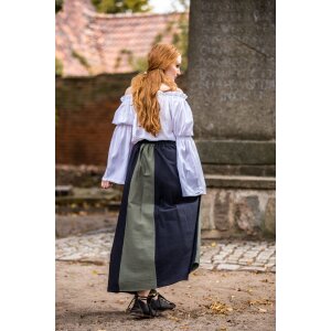 Medieval skirt black/green "Dana"