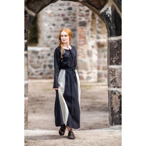 Medieval skirt Black/Natural "Dana"