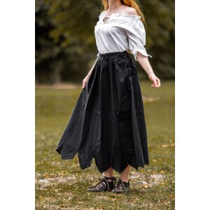 Medieval skirt with embroidery Black...
