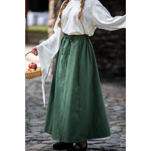 Medieval skirt in heavy cotton Green...