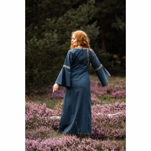 Medieval cotton dress Blue "Angie"