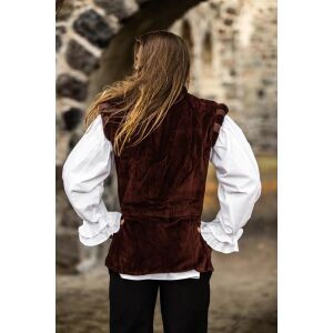 Noble velvet doublet red-brown "Pierre"