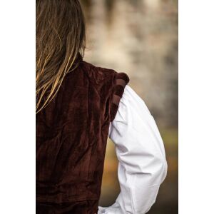 Noble velvet doublet red-brown "Pierre"