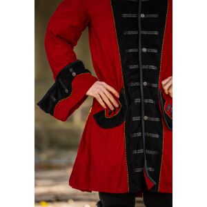 Pirate frock coat Red/Black "Jack"