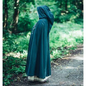 Medieval cape Green "Lyra"