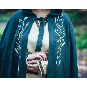 Medieval cape Green "Lyra"