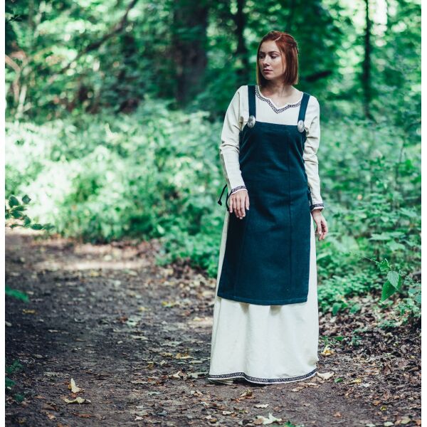 Viking wool overdress Green "Aila"