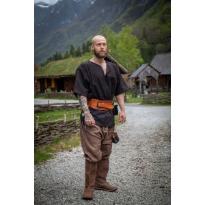 Viking short sleeve tunic Black "Olaf"