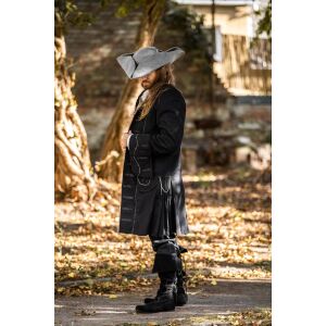 Wool felt hat tricorn hat gray "Hugo"