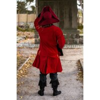 Wool felt hat tricorn hat red "Hugo"