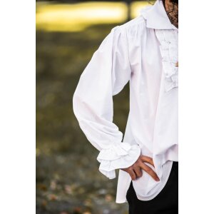 Frilled shirt White "Dracula"