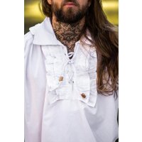 Frilled shirt White "Dracula"