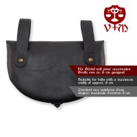 High medieval bag black D shape