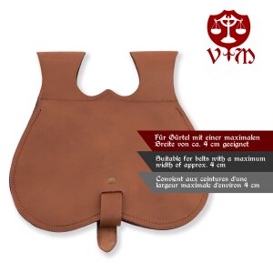 Large kidney bag brown