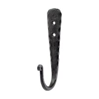 Simple rustic forged wall hook