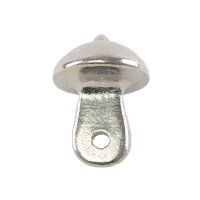 Pewter button mushroom shape