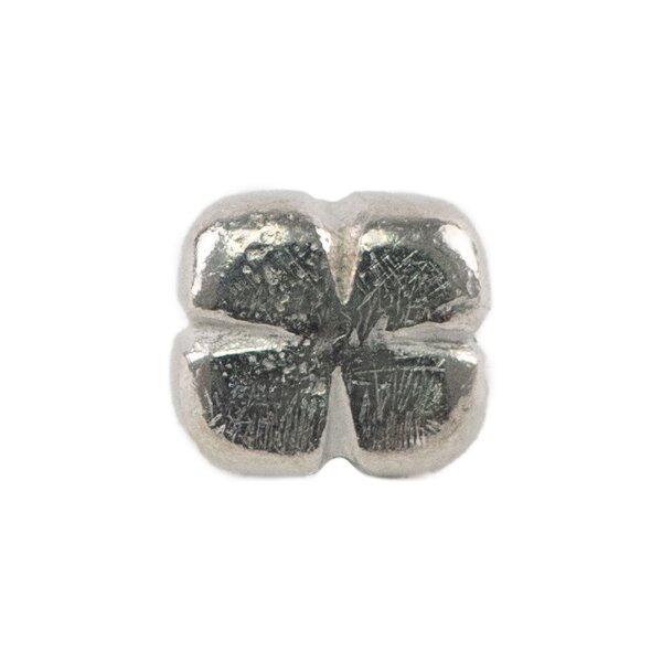 Pewter button shamrock