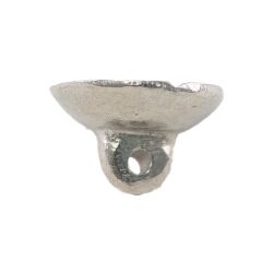 Shield button made of pewter