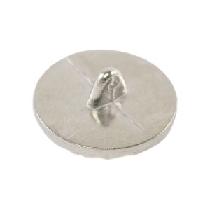 Large button shield shape, made of pewter