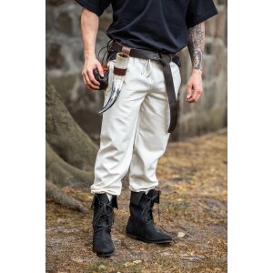 Medieval trousers with waistband natural "Veit"