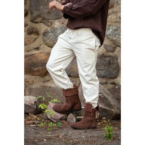 Medieval trousers with waistband natural "Veit"