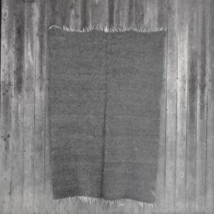 Handwoven blanket greybrown 140 x 220 cm